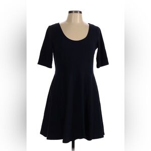H&M Black Fit & Flare Dress